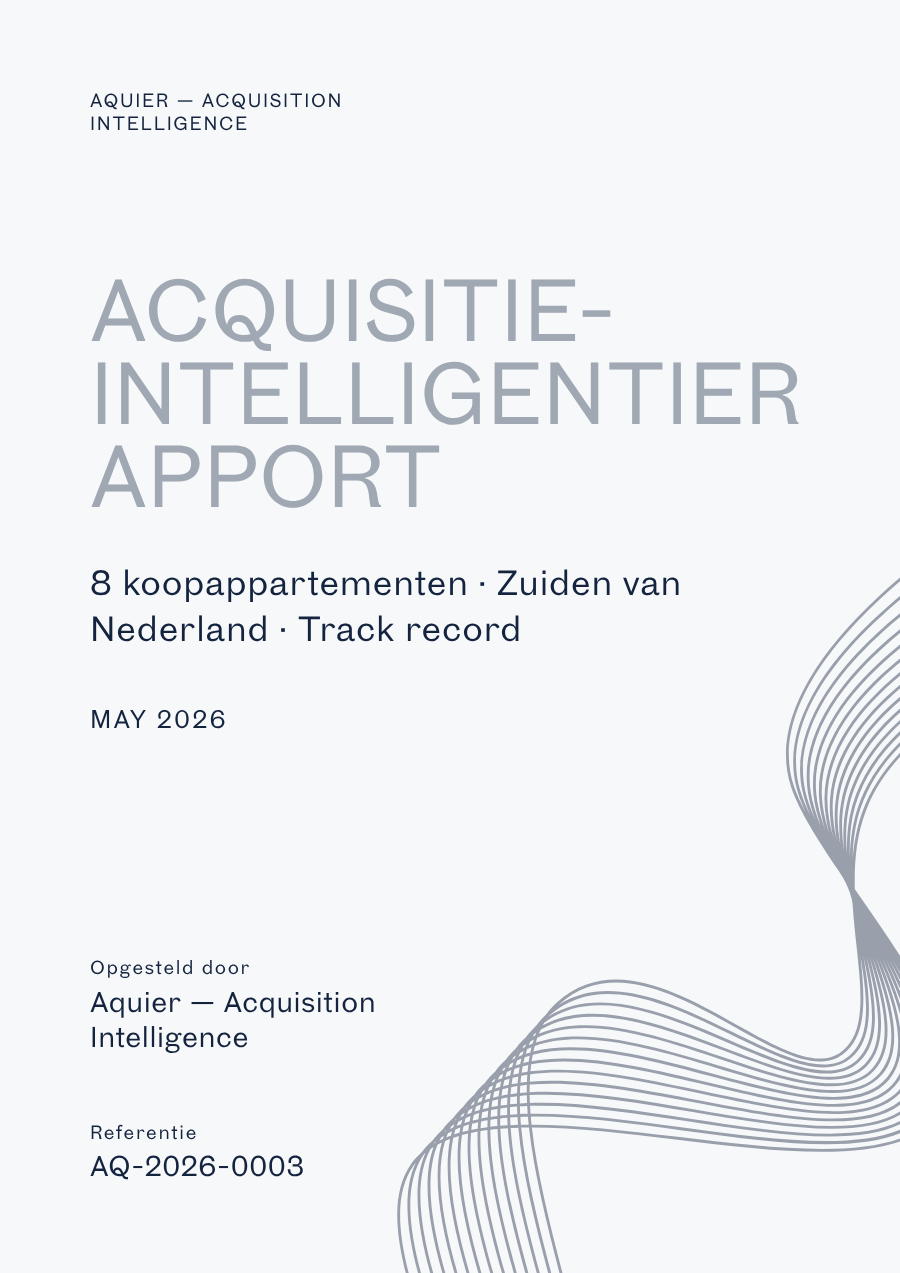 Nieuwbouw · 8 koopappartementen, Zuiden van Nederland